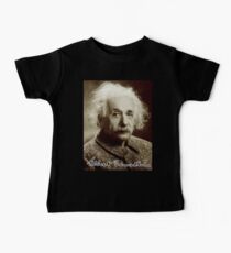 Albert, Einstein, Portrait, signature, Physicist, Genius, mathematician Baby Tee