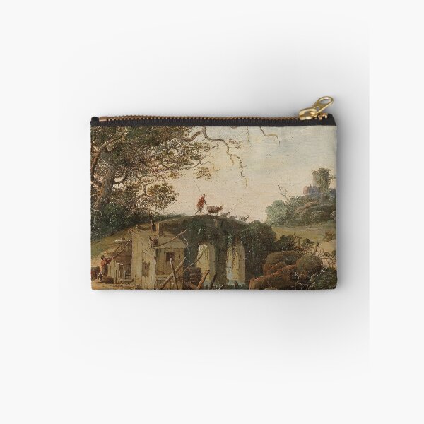 Item preview, Abraham Blommaert (Dutch, b. ca. 1564–1651) -   Landscape with a bridge over a stream designed and sold by VISIBLECREATION.