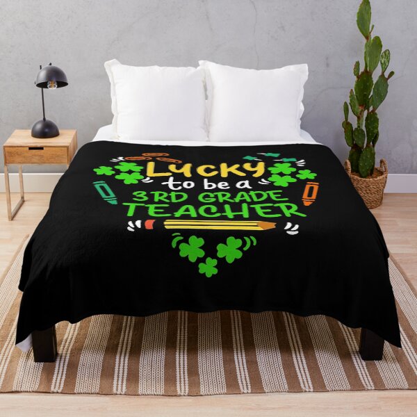 Item preview, Lucky to be a 3rd grade teacher St Patrick shamrock designed and sold by BrucesAlexander.