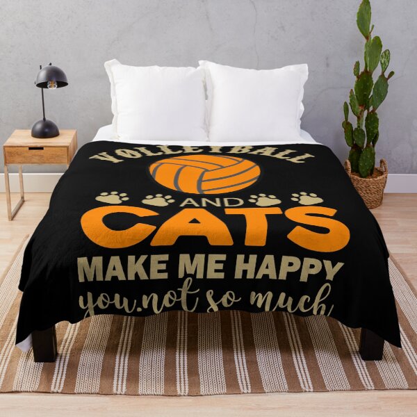 Item preview, Volleyball and cats make me happy designed and sold by Astralia.