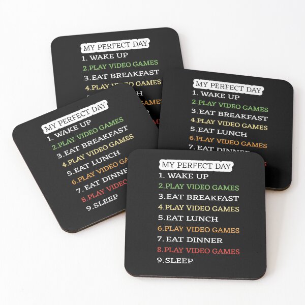 Item preview, Perfect Day Gamer live gaming Design designed and sold by GOOD-TIME.
