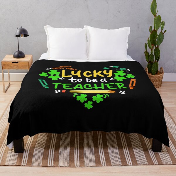 Item preview, Lucky to be a teacher St Patrick shamrock designed and sold by BrucesAlexander.