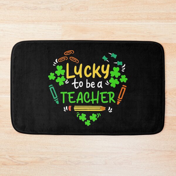 Item preview, Lucky to be a teacher St Patrick shamrock designed and sold by BrucesAlexander.