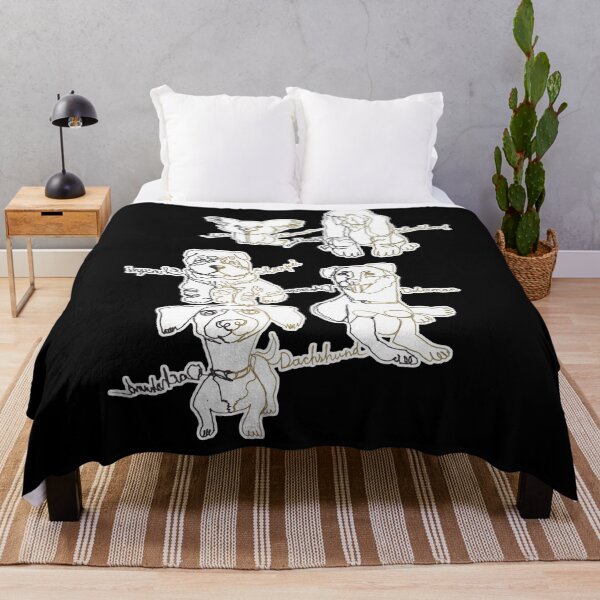 Item preview, Doberman, dachshund, bloodhound, sharpei, chihuahua ambidextrous line drawing  designed and sold by orangerinka.