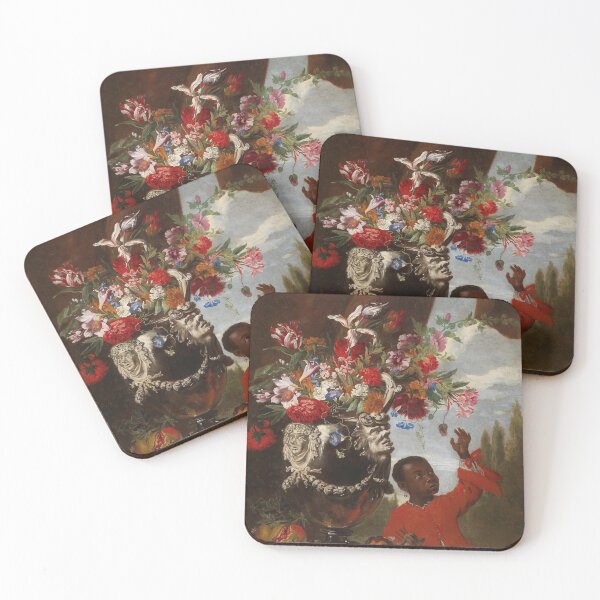 Item preview, Abraham Brueghel (baptised 28 November 1631 – c. 1690) - A pair of flower still lifes with squires designed and sold by VISIBLECREATION.