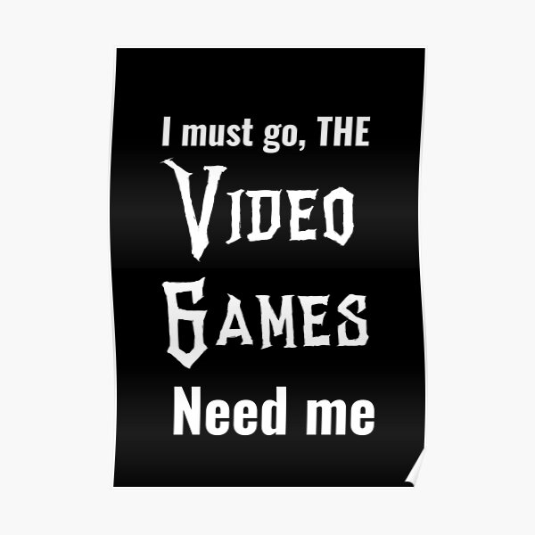 Typical gamer - cool gaming quotes Poster