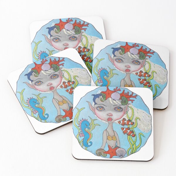 Item preview, Cute mermaid princess designed and sold by Speckledfrog.