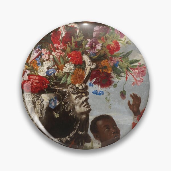 Item preview, Abraham Brueghel (baptised 28 November 1631 – c. 1690) - A pair of flower still lifes with squires designed and sold by VISIBLECREATION.