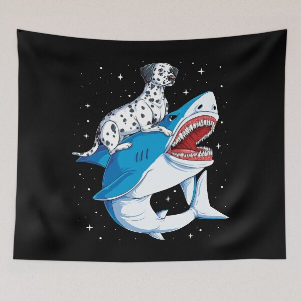Item preview, Dalmatian Riding Shark Shirt for Men Women Boys Girls Kids Dog Lover Gifts designed and sold by LiqueGifts.