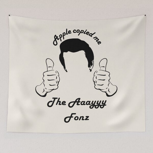 Item preview, Apple Copied me. The Aaayyy Fonz designed and sold by albix81.