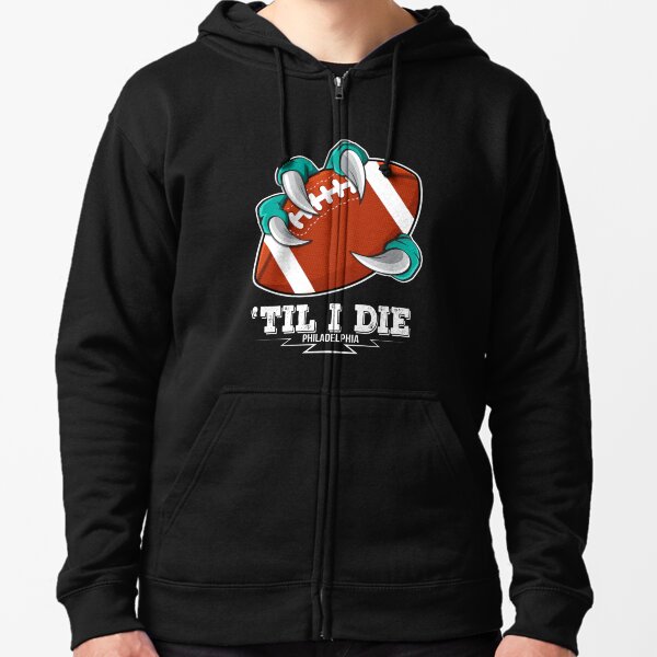 Philadelphia Eagles Hoodie Death Holding Logo Philadelphia