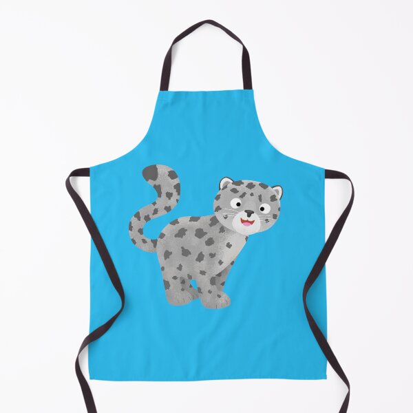 Item preview, Cute snow leopard cartoon illustration designed and sold by FrogFactory.