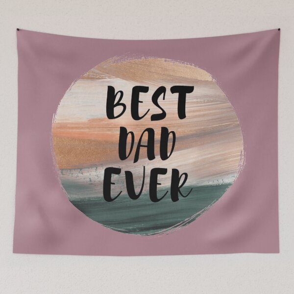 Item preview, Best Dad Ever designed and sold by peachooberry.