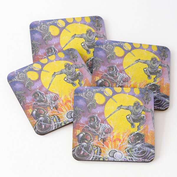 Foot Clan Coasters (Set of 4)