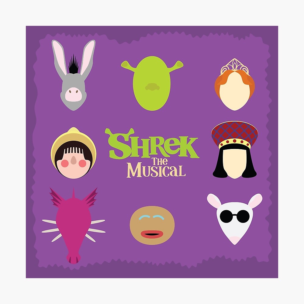 Shrek the Musical Poster  Theatre Artwork & Promotional Material by  Subplot Studio