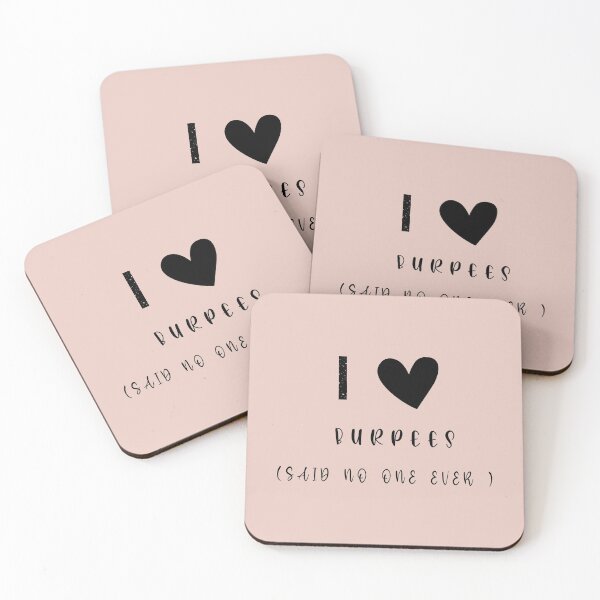 Item preview, Burpees  | Burpees | I Heart Burpees | I love Burpees Said No one Ever | Funny Burpee Workout  | Cross Training  Gift  designed and sold by Art10Shop.