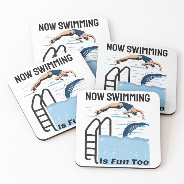 Item preview,   Funny Swimmer Quote , Now Swimming is Fun TOO designed and sold by remonss.
