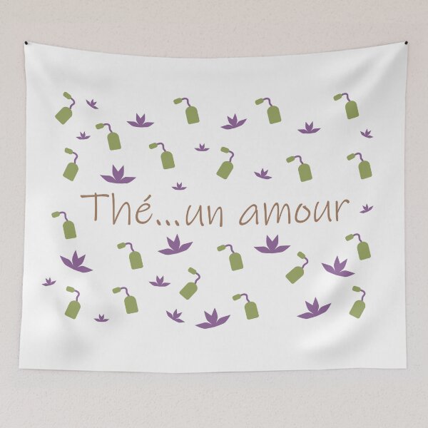 Item preview, thé...un amour - you're love- green purple and brown designed and sold by CSouissi.