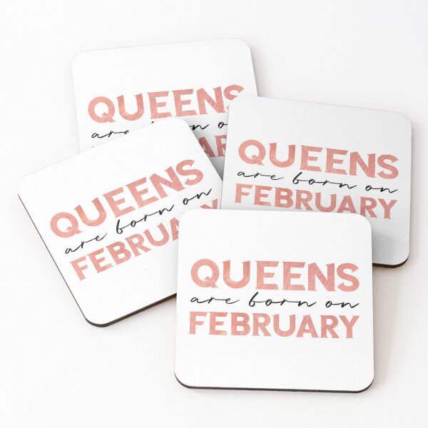 Item preview, Queens Are Born On February designed and sold by Lunacreativetime.