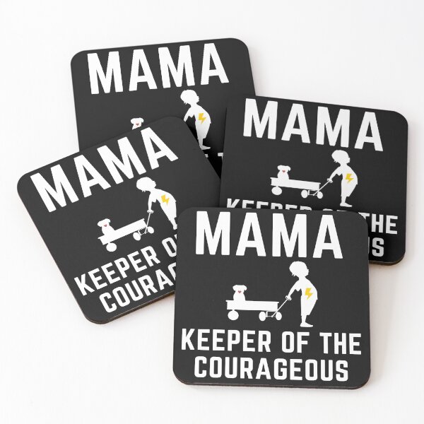 Item preview, Mama Keeper Of The Courageous Boy Dog Wagon designed and sold by LeonardoBotha.