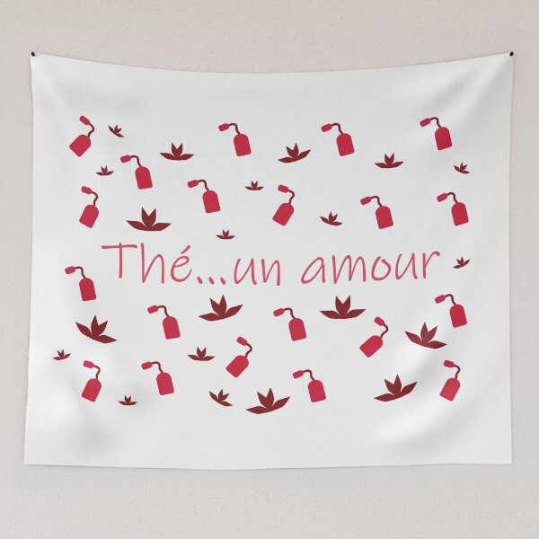 Item preview, thé...un amour - you're love- red and burgundy designed and sold by CSouissi.