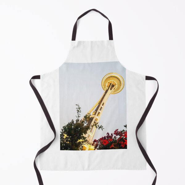 Item preview, Gold Floral Space Needle designed and sold by thegraypocket.