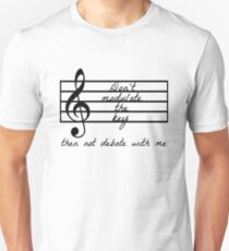 Don't Modulate the Key Slim Fit T-Shirt