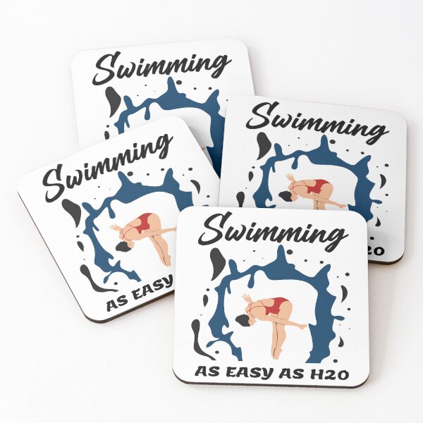 Item preview, Funny Swimming  sayings , Swimming is as Easy as h20 designed and sold by remonss.