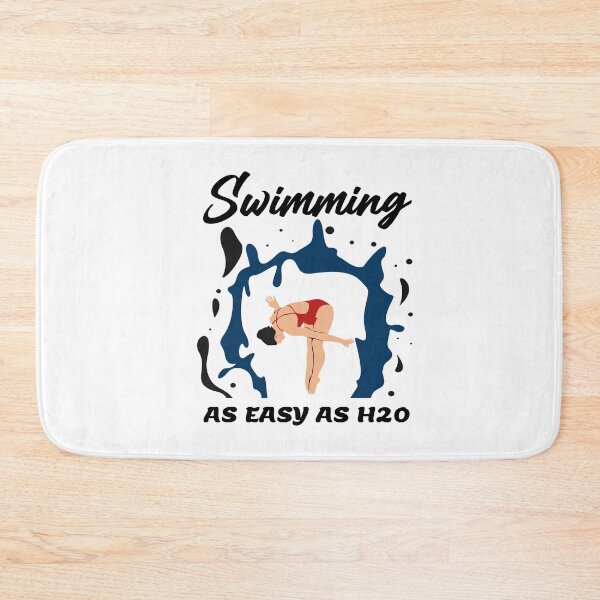 Item preview, Funny Swimming  sayings , Swimming is as Easy as h20 designed and sold by remonss.
