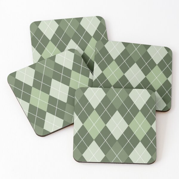 Item preview, Green Argyle Pattern designed and sold by brookiecookie37.