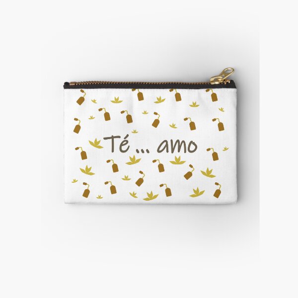 Item preview, Te amo - I love tea in spanish- yellow and brown designed and sold by CSouissi.