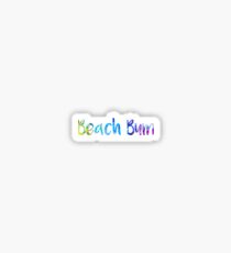 Beach Bum Sticker