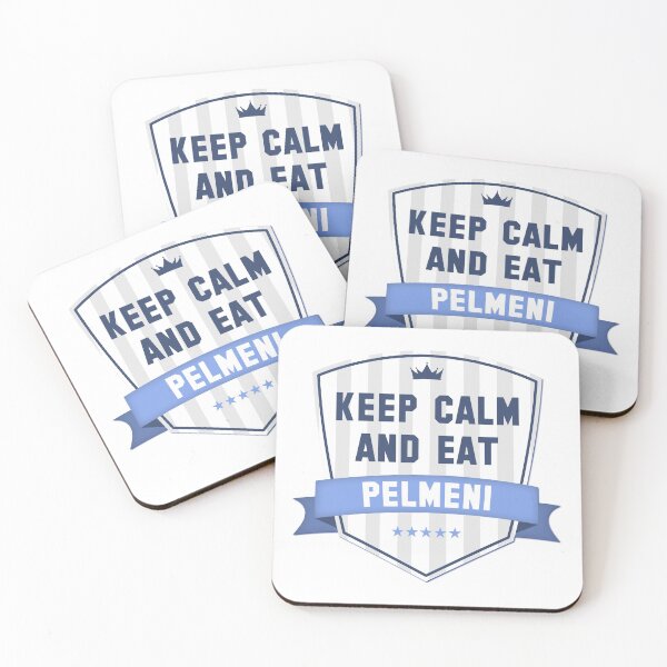 Item preview, Keep calm and eat pelmeni coat of arms gift designed and sold by Pineapple-Tree.
