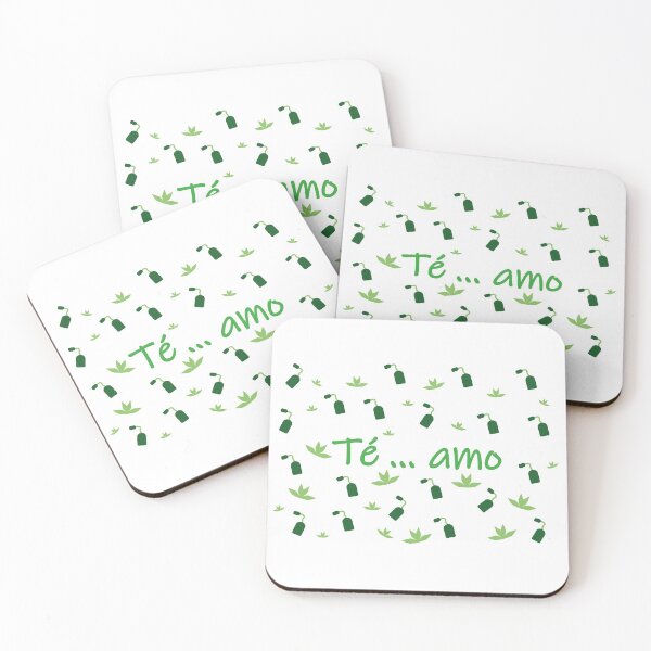 Item preview,  Te amo - I love tea in spanish- green designed and sold by CSouissi.