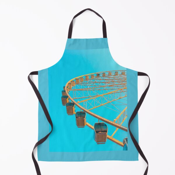 Item preview, Circus Ferris Wheel Teal Sky designed and sold by thegraypocket.