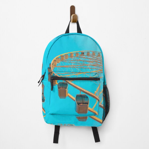 Item preview, Circus Ferris Wheel Teal Sky designed and sold by thegraypocket.