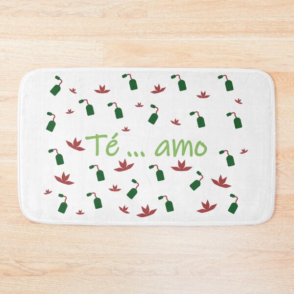 Item preview, Te amo - I love tea in spanish- green and red designed and sold by CSouissi.