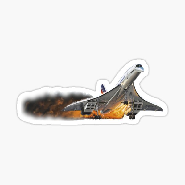 Concorde Air France Sticker