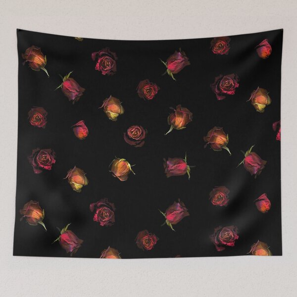 Item preview, Dry Roses on a black background designed and sold by TheSpaceShip.
