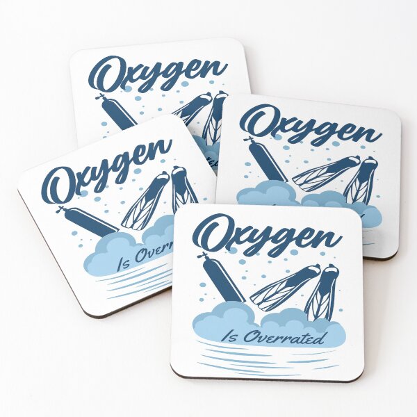 Item preview, Funny Swimming  sayings , Oxygen is Overrated designed and sold by remonss.