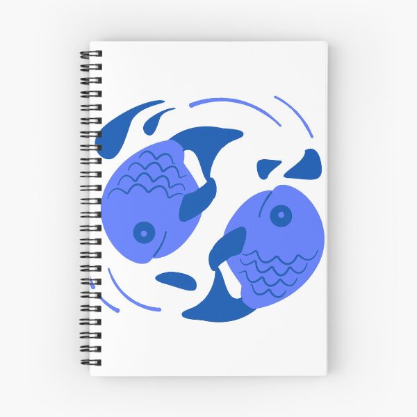 Item preview, blue fish swimming around each other designed and sold by stjin.