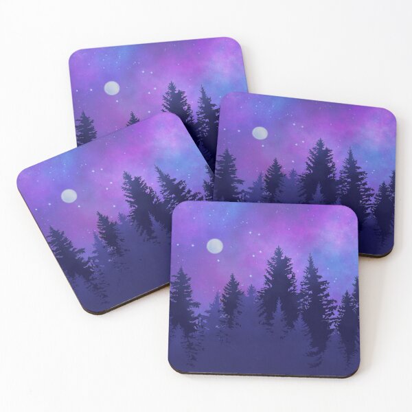 Item preview, Purple Forest Night Sky designed and sold by GyngerGarza.