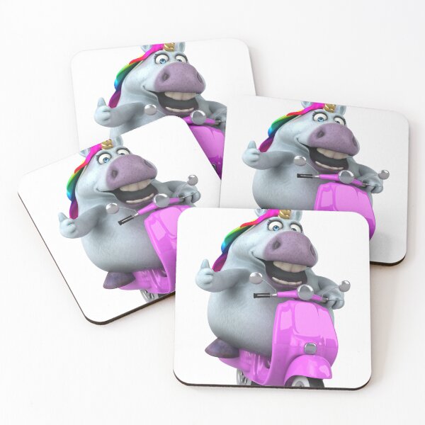 Item preview, Unicorn and scooter designed and sold by Arti-zana.