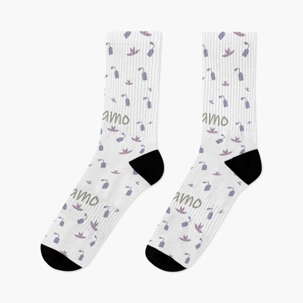 Item preview,  Te amo - I love tea in spanish- purple green and pink-light tones designed and sold by CSouissi.