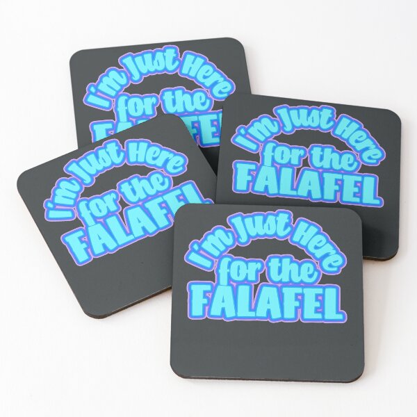 Item preview, Im Just Here For The Falafel - Neon Blue designed and sold by Chubuter.