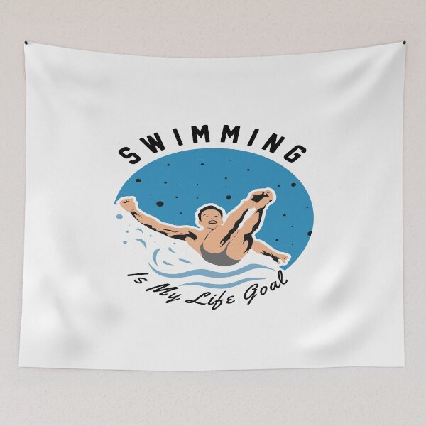 Item preview,  Funny Swimmer quote , Swimming is My Life Goal designed and sold by remonss.