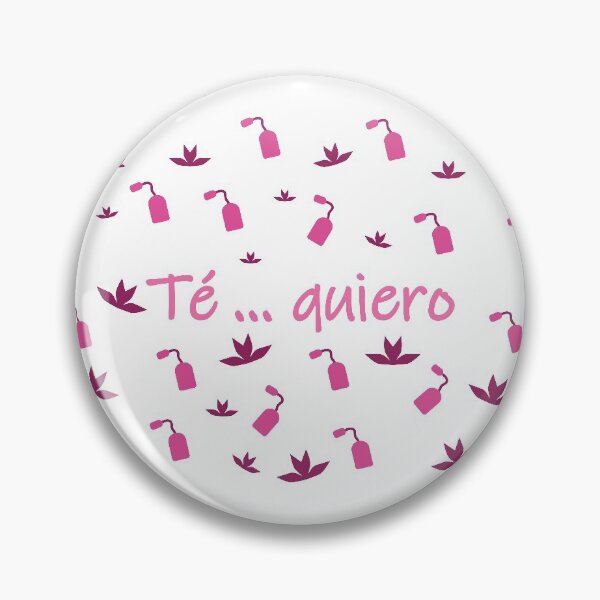 Item preview,  Té ... quiero - I love tea in spanish- purple and pink designed and sold by CSouissi.