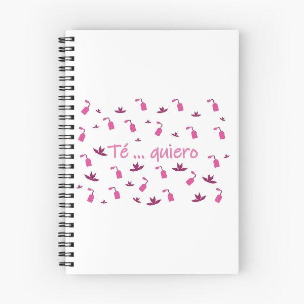 Item preview,  Té ... quiero - I love tea in spanish- purple and pink designed and sold by CSouissi.