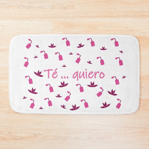 Item preview,  Té ... quiero - I love tea in spanish- purple and pink designed and sold by CSouissi.