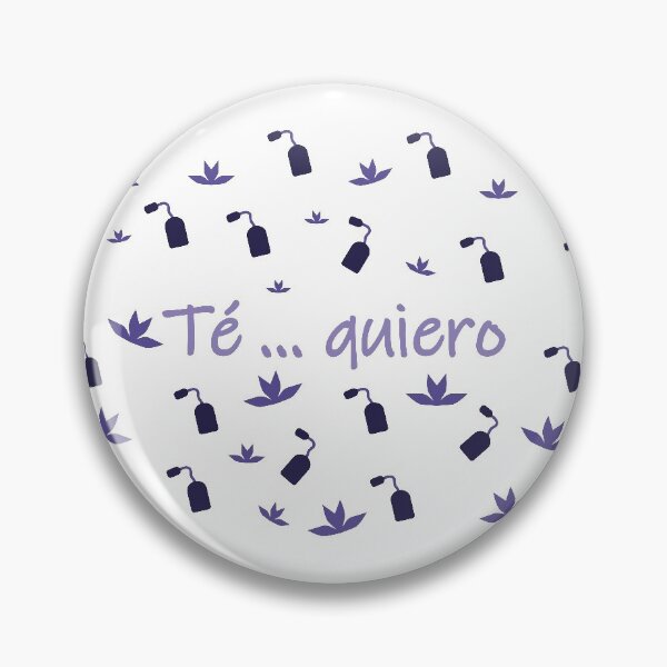 Item preview,  Té ... quiero - I love tea in spanish- purple  designed and sold by CSouissi.